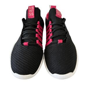K-Swiss Women Gen-K Icon Knit Shoes 95578 052 M Low Black Ginger Spice Size 6.5